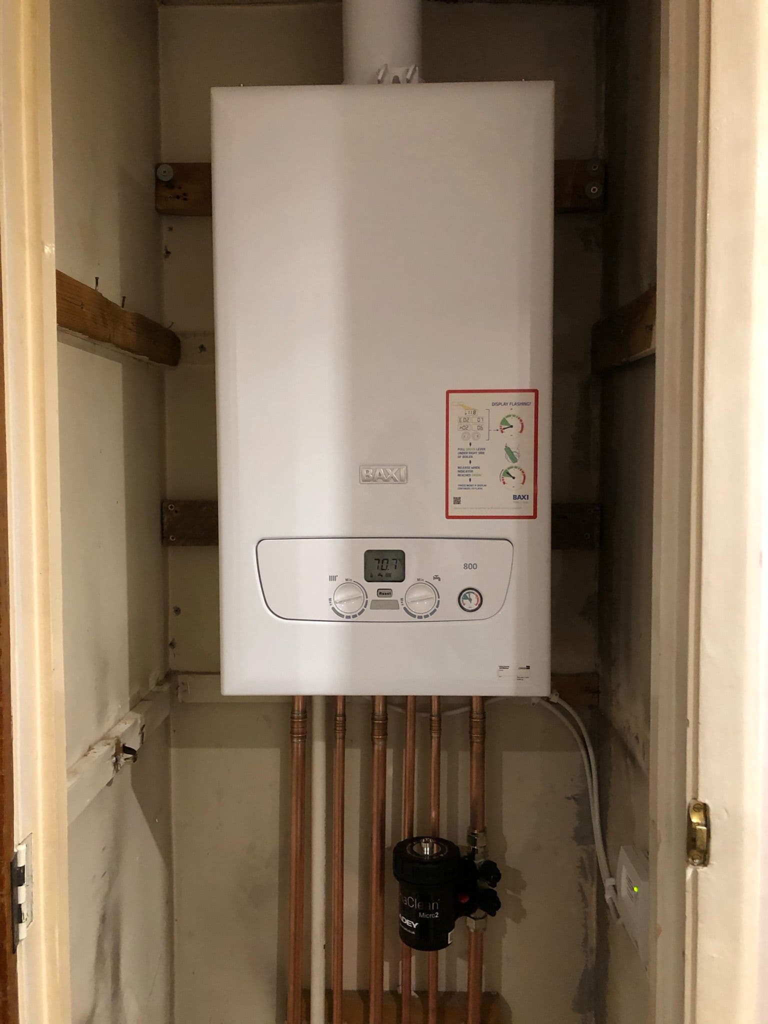Boiler installation