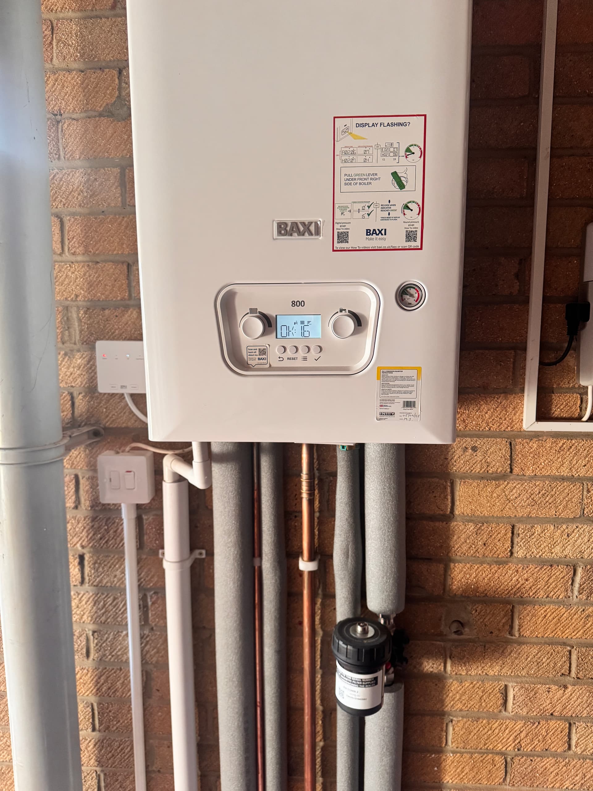Boiler installation